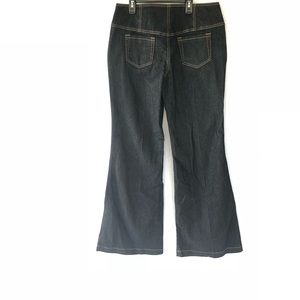 Bisou Bisou Dark Wash High Waisted Flare Jeans